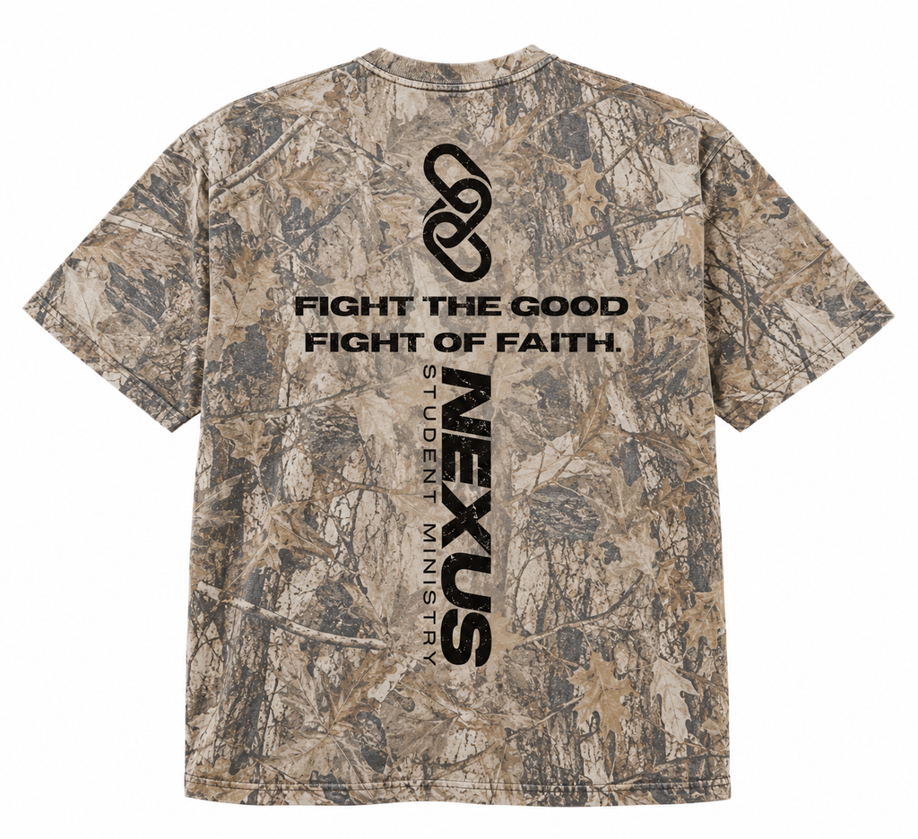 Nexus Fight the Good Fight Tee – Deadwood Camo