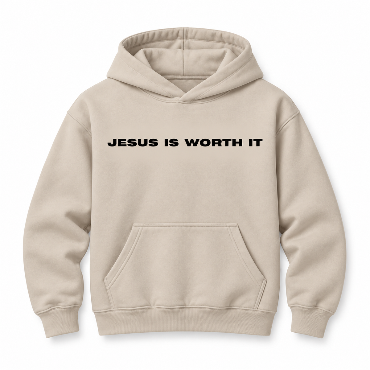 Jesus Is Worth It Classic Hoodie - Cream