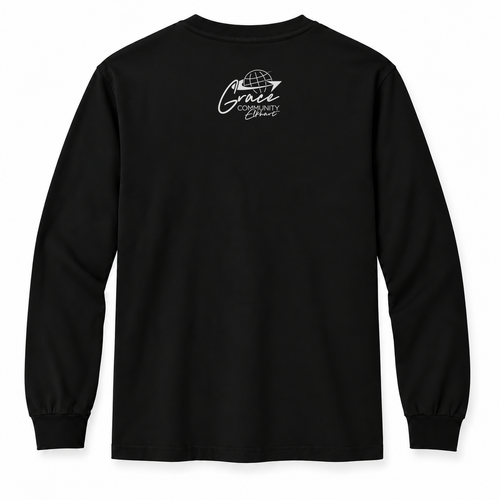 Jesus Is Worth It Black Long Sleeve Tee